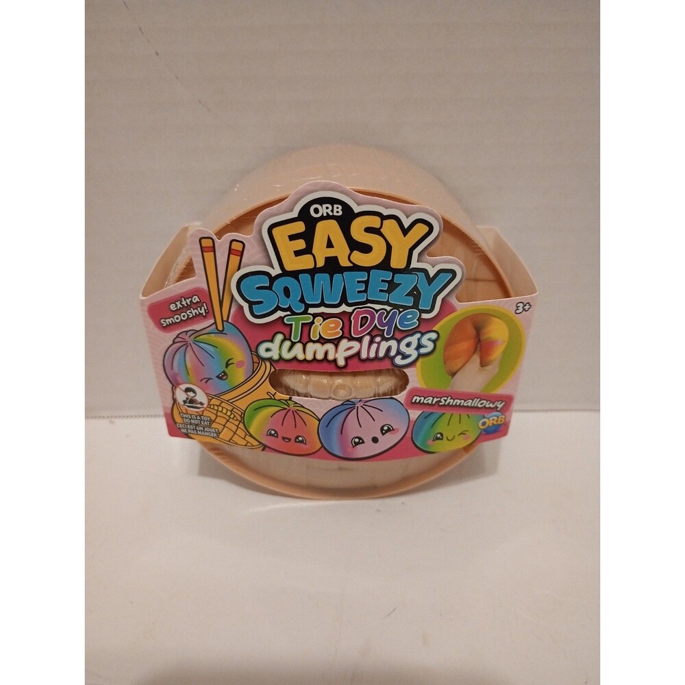 ORB Easy Sqweezy Tie Dye Dumplings Squishy Toy Extra Smooshy Fidget NEW SEALED